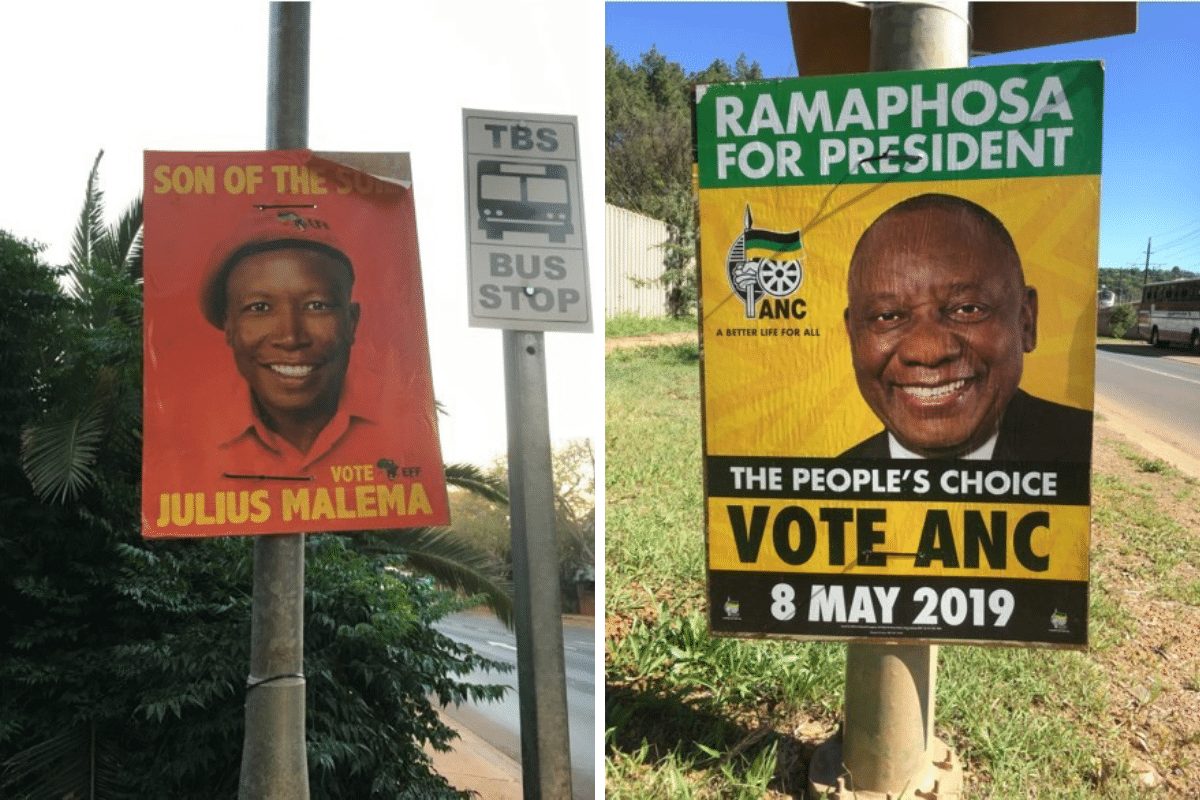 verkiezingen Zuid-Afrika