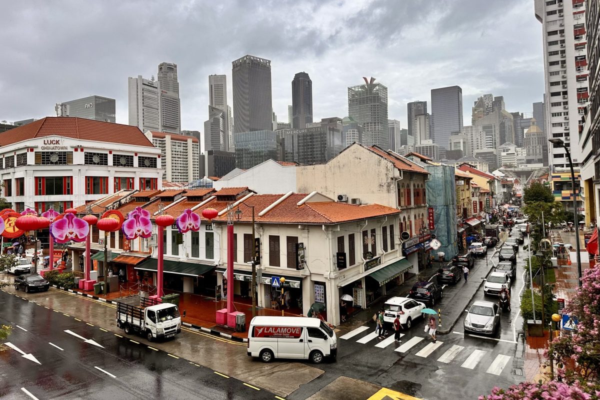 Wereld- Chinatown in Singapore