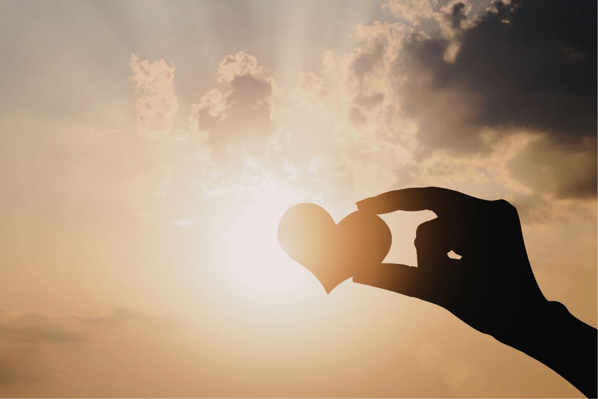Relatie - Hand met hart